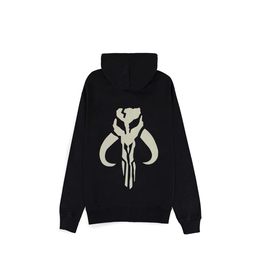 Disney Star Wars The Mandalorian - Mythosaur Skull Veste zip à capuche - Noir